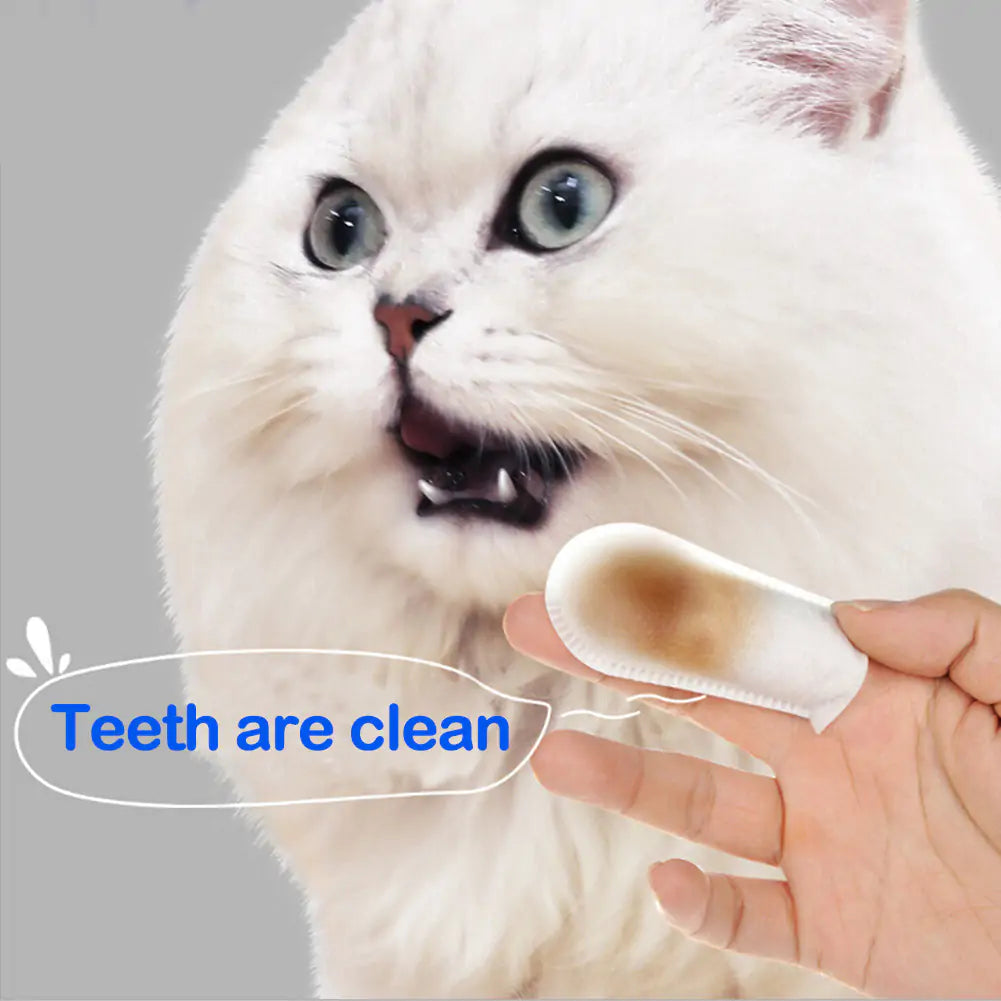 Pet Dental Finger Wipes